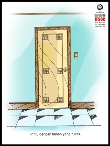 fengshui pintu kusen